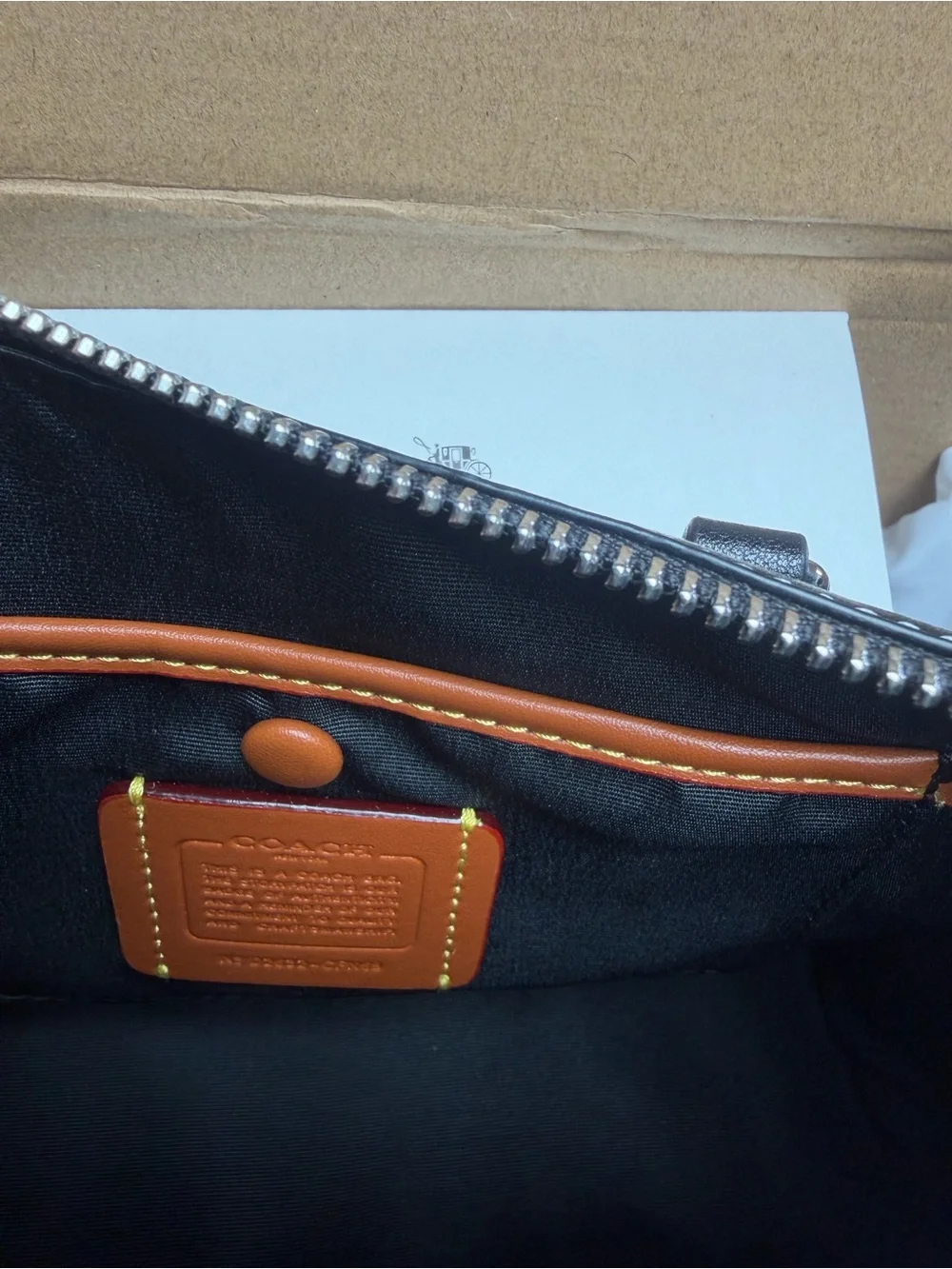 Coach Black Pebbled Leather Satchel with Silver Hardware